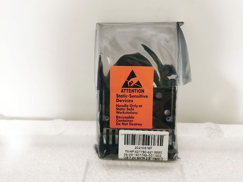 HP 507750-b21 508035-001 507749-001 500GB 7.2K SATA 2.5 MDL HARD DRIVE - Picture 3 of 3