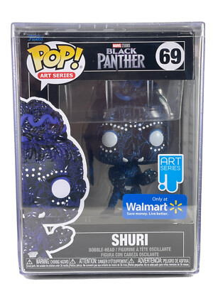 MARVEL - 限定FUNKO POP! ブラックパンサー シュリ アート