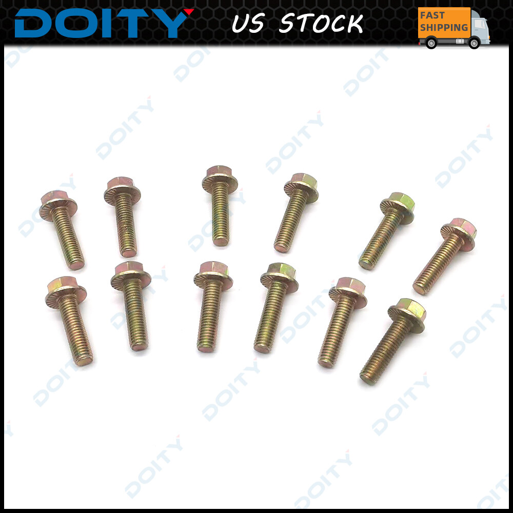 REPLACEMENT EXHAUST MANIFOLD HEADER BOLTS HARDWARE KIT LS1 LS2 LT1 LS3