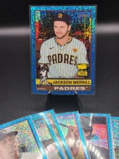 2025 Topps Heritage - Chrome Light Blue Sparkle Refractors (#1-500) You Pick