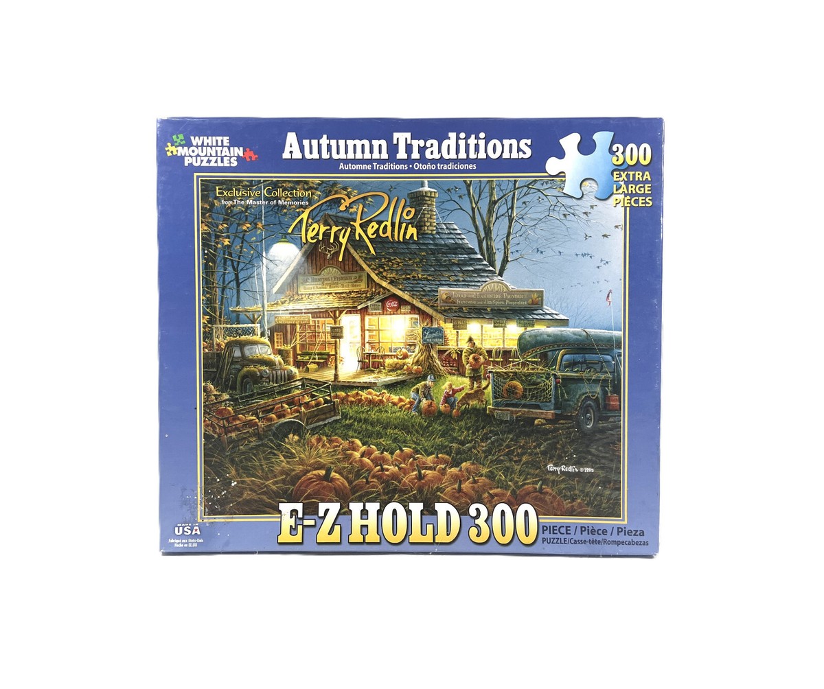 PUZ061- Autumn Traditions 300 Large Piece Jigsaw Puzzle by Terry
