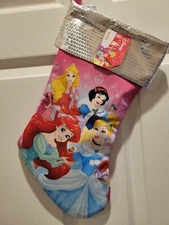 Disney Princesses 17" Pink Stocking by Ruz New