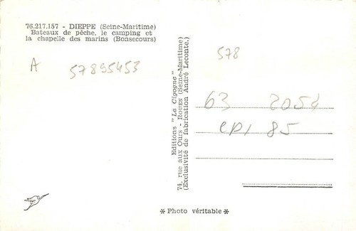 Dieppe - Boat Fishing - The Camping and The Chapelle Of Sailors (Bonsecours) - 第 2/2 張圖片