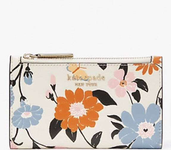 【Kate Spade】Spade Flower Small Slim Bi Fold Wallet国内発送 Spade Flower Small Slim Bifold Wallet | Kate Spade New York
