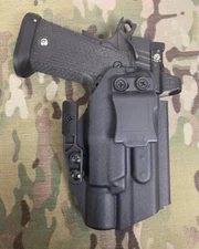 Staccato Model P & C2 with Surefire X300 Light with Appendix Claw, OWB