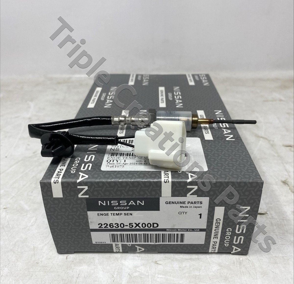 Genuine Nissan 22630-5X00D Intake Air Temperature Sensor