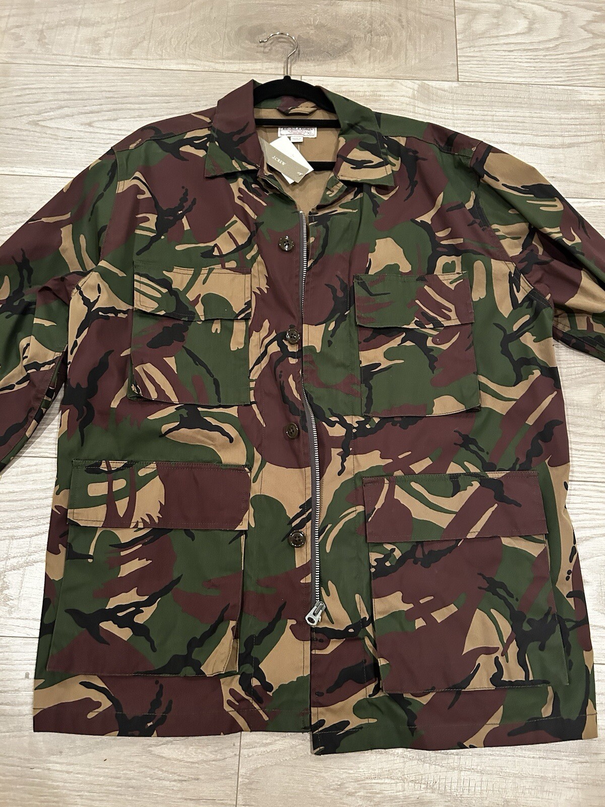 J.Crew Wallace & Barnes Camo Jacket Size XL