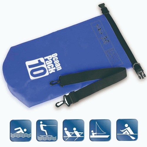 All Weather Protection Dry Bag for Kayaking Boating Water Sports Camping 10L - Picture 5 of 6