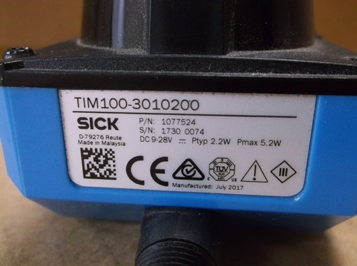 TIM100-3010200 Sick 2D LiDAR Sensor 1077524 TIM1003010200 - Picture 3 of 5