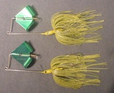 2 ~1/4 oz Buzzbaits by Assassinator Mfg Buzzbait 4/0 O'Shaughnessy Sexy Shad