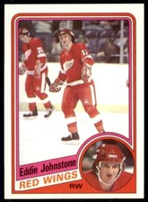 1984-85 Topps Eddie Johnstone Detroit Red Wings #43