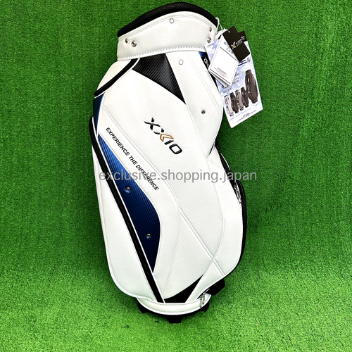 Dunlop XXIO Golf Cart Bag Men's Lightweight 9.5in 4way 2.4kg White 2024 Model - Picture 5 of 14