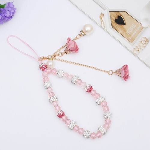 Mobile Phone Decorative Bracelet Miss Beaded Wrist Strap Wristlet