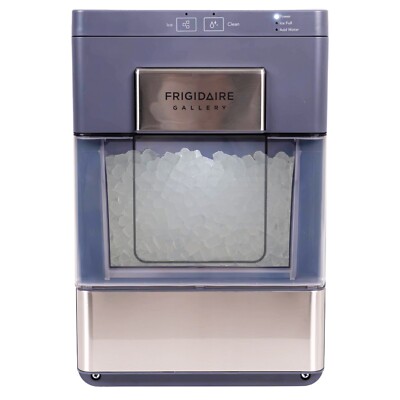 Frigidaire Gallery, 33 Lbs. Countertop Ice Maker, Stainless Steel Accents, Nugge