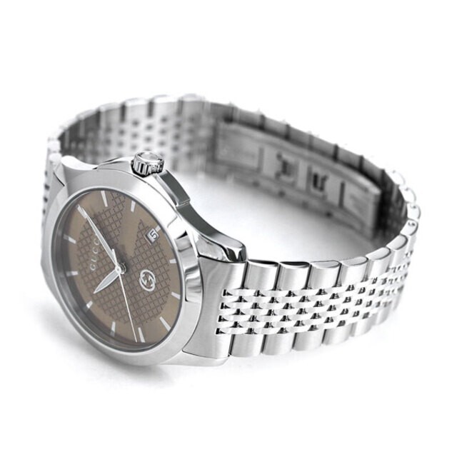 GUCCI G-TIMELESS YA1264107 Brown Men's Analog Quartz Date GUCCI G-TIMELESS YA1264107 Brown Men's Analog Quartz Date