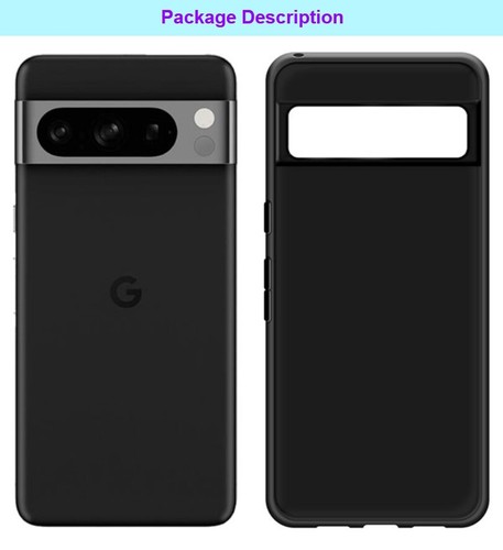 Heavy-Duty Soft Slim TPU Protective Case fit Google Pixel 8 Pro GC3VE Unlocked - Picture 2 of 3