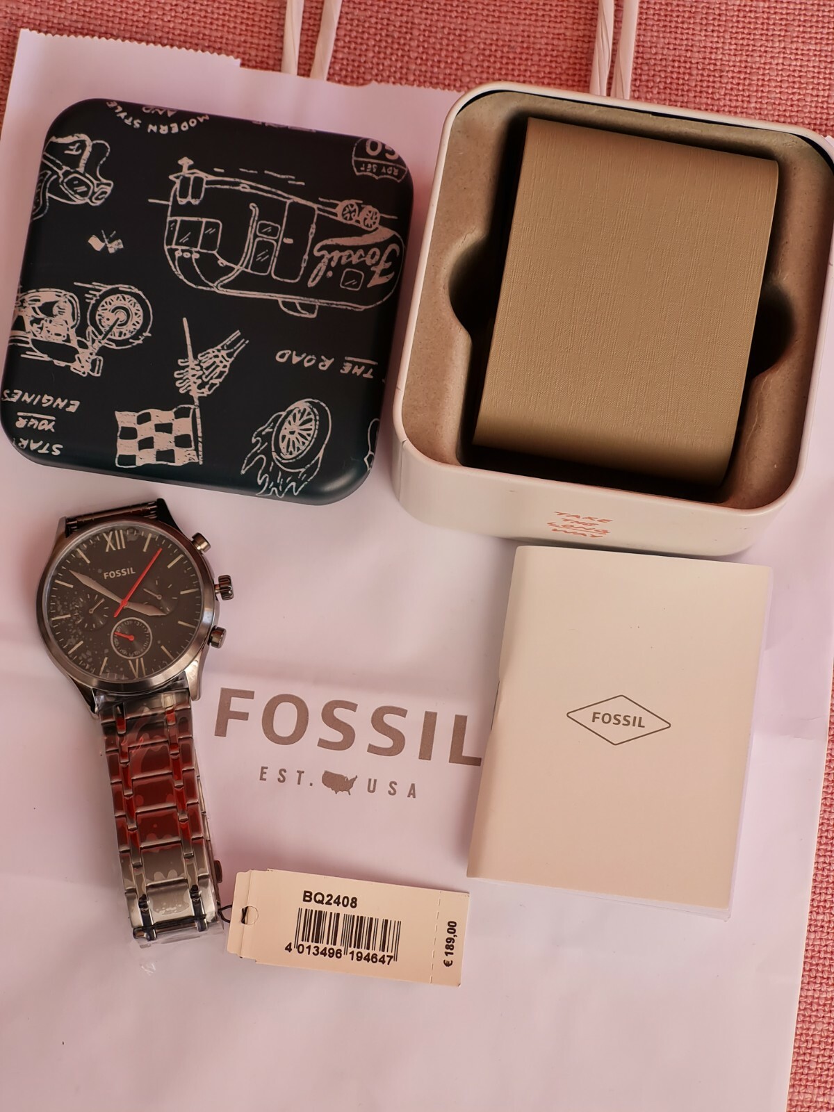 Купить Fossil BQ2408 Herrenuhr 