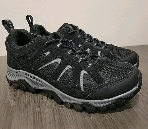 Scarpe da trekking basse Merrell Oakcreek nere da uomo taglia 8W J036305 abbigliamento sportivo attivo - Foto 2 di 8