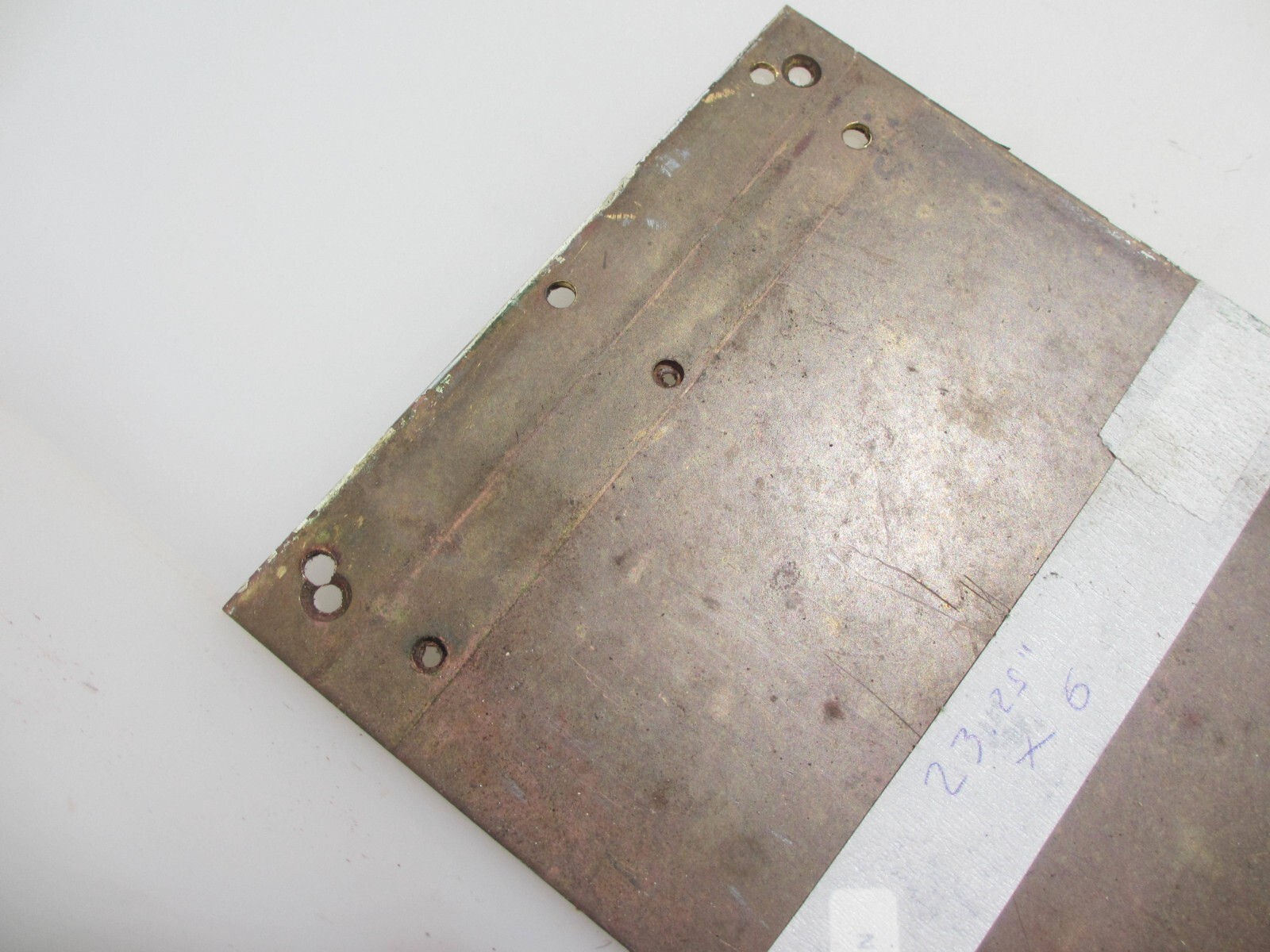 Vintage Brass Door Kickplate Kick Plate Bumper Guard Hardware Old Antique 23"x6" eBay