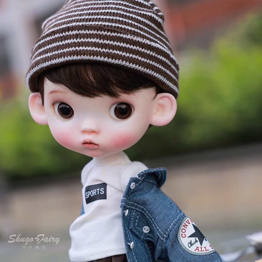 1/6 BJD SD Resin Ball Joint Doll for Boys with Full Set of Handmade Clothes Perfect Gift for Collectors