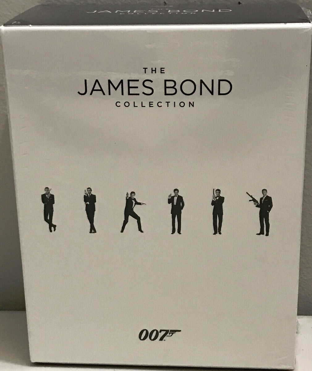 The James Bond Collection 24 Films on Blu-Ray From Dr. No to