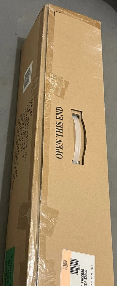 New ! 4.5 ft Unlit Slim Artificial Christmas Tree White/Silver Alberta - Image 4 of 4