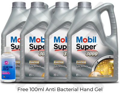 Mobil Super 3000 X1 5W-40 Fully Syn 20L 20 Litres Engine Oil +