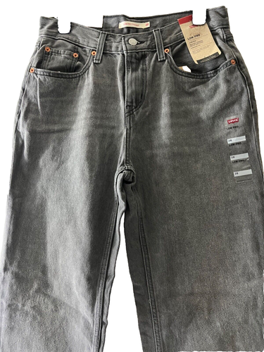Jeans Levi Strauss & Co Low Pro Gris Pierna Recta Tiro Medio Relax 5 Bolsillos Talla 28W - Imagen 4 de 11