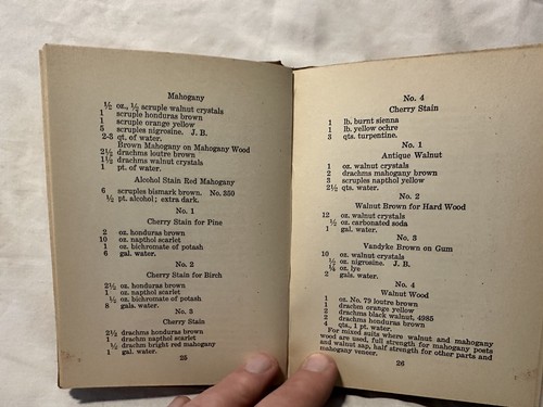 Paint And Stain Formulas By Alonzo Goodyear Hdbk 1922 - Picture 14 of 20