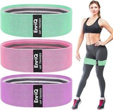 bandas de resistencia set elasticas gym ejercicio ejercitador de piernas gluteos