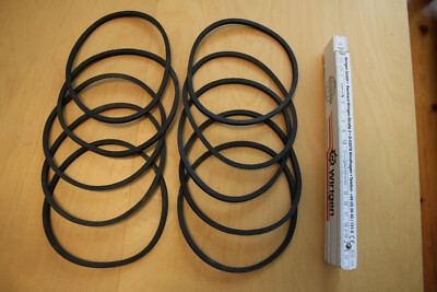 10x Vierkantdichtung 130x120x4mm Neoprene Gummidichtung Rechteckprofil 10Stck   