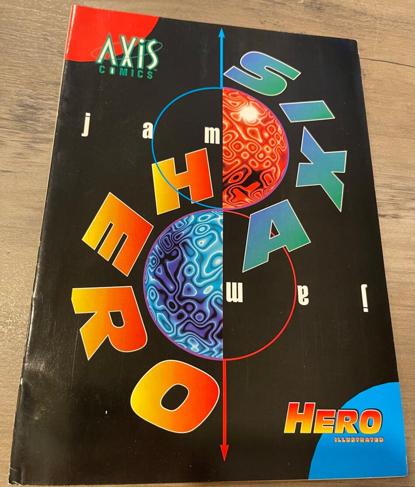1994 Axis Jam #1 Axis Comics Hero Special Supplement