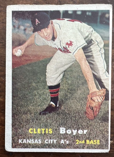 1957 Topps - #121 Clete Boyer (RC)