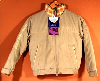 Equi theme girls winter jacket riding jacket Teflon coated Beige Size XS Cheap!