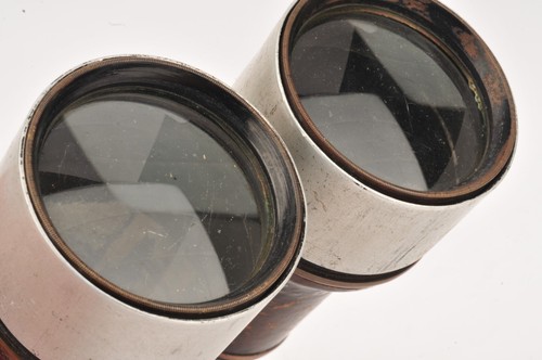 Ross London 1907 Leather Clad 5x Vintage Binoculars - Picture 7 of 15