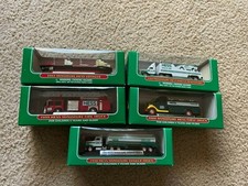 LOT OF 1ST SIX HESS MINATURES 1998-2003 GREAT STARTER SET XMAS ALL MINT IN BOX
