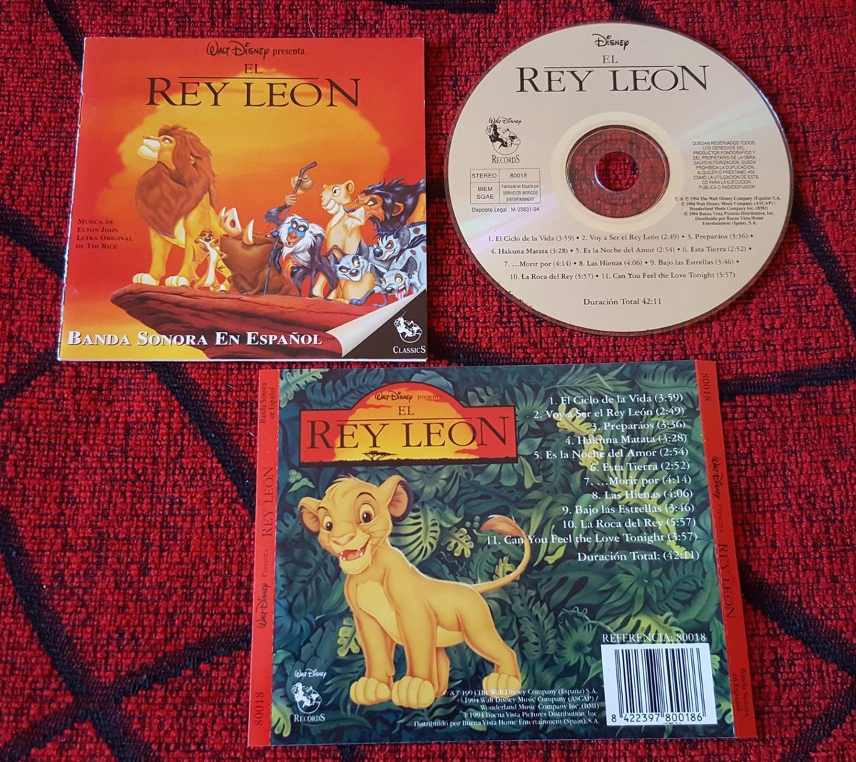 洋楽 El Rey Leon (The Lion King) /Soundtrack The Lion King (Original Motion Picture Soundtrack/30th