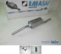 Imasaf Esd Auspuff Endtopf FüR Fiat Fiorino (127) 1.05/1.0, EndschalldäMpfer