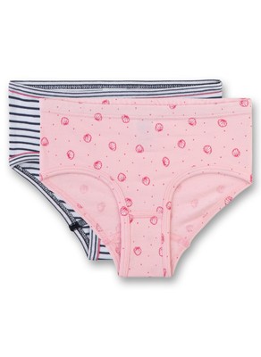 Girl Briefs IN Double Pack, Curled And Shells V.Sanetta Size 116-140