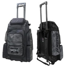 2025 Smash Ops Lil  Guerrilla Hybrid Roller/Bat Pack Bag - Black Camo