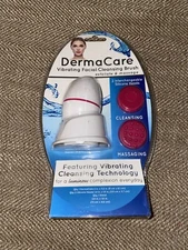 DermaCare Vibrating Facial Cleansing Brush | Exfoliate & Massage | Pink New Sld!