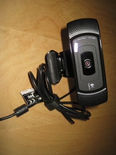 Cámara web Logitech HD Pro C910 1080p USB Carl Zeiss Tessar V-U0017 - Imagen 8 de 10