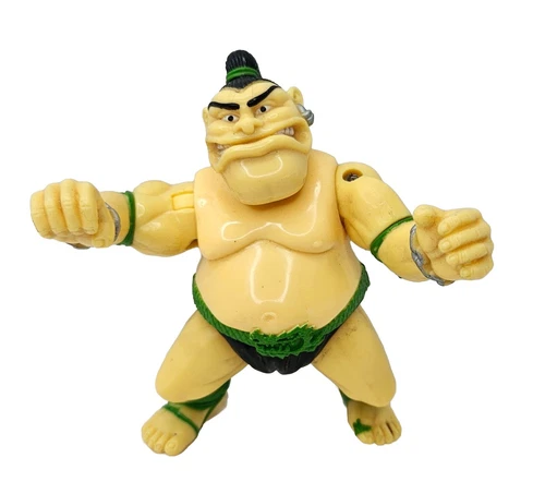 Teenage Mutant Ninja Turtles Vtg TMNT 1991 Tattoo Sumo Wrestler 90s