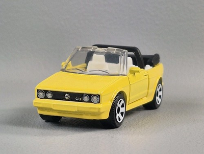 #ad 1987 VOLKSWAGEN GOLF CABRIOLET Diorama Collectible DieCast Model Car 1:64 LOOSE $11.99