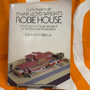Frank Lloyd Wright Robie House Cut & Assemble HO Scale Model Book 1987 Dover