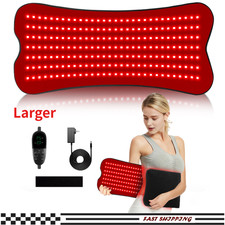 Larger Near Infrared Red Light Therapy Waist Wrap Pad Belt Pain Relief Unisex