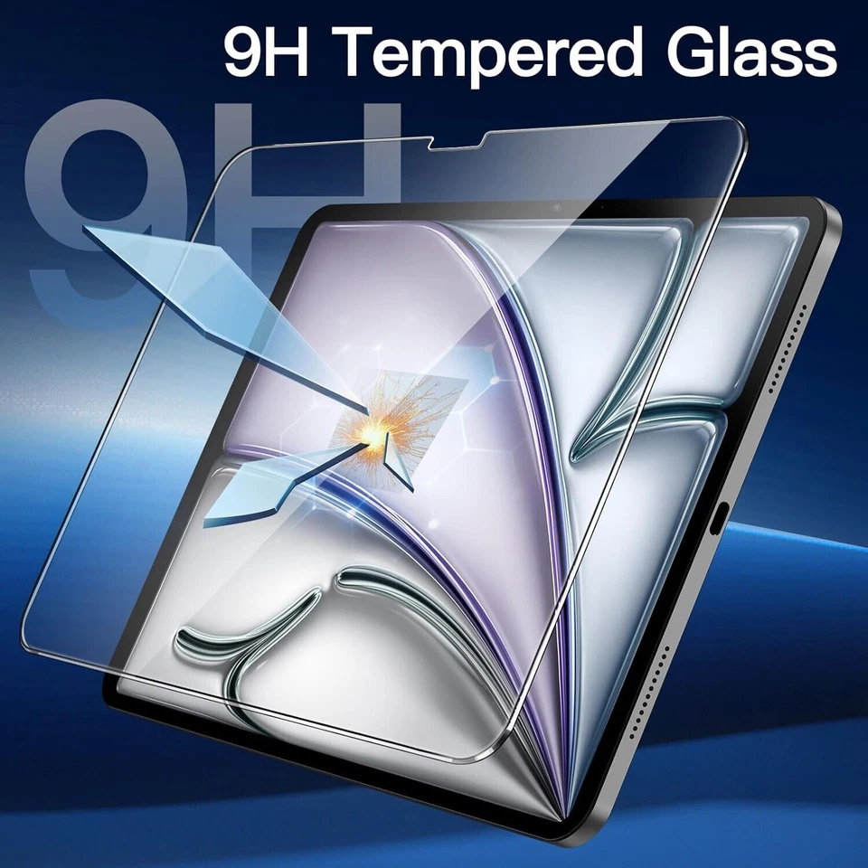 For Apple iPad Air 11 (2025) Screen Protector Glass Film iPad Air 11 inch (M3) - Image 2 of 4