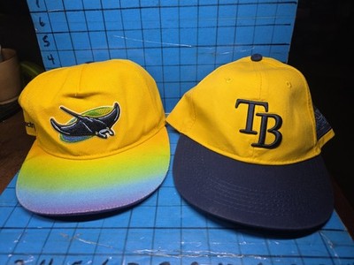 2 - Tampa Bay Rays Snapback Hats - Rookies & Patron giveaways Youth Size VNC 