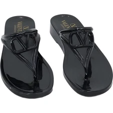 Valentino Garavani Women's Thong Sandal Black EU 39