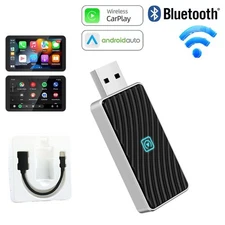 Auto Connection Car Wireless Carplay & Android Auto Adapter USB Dongle AI Box
